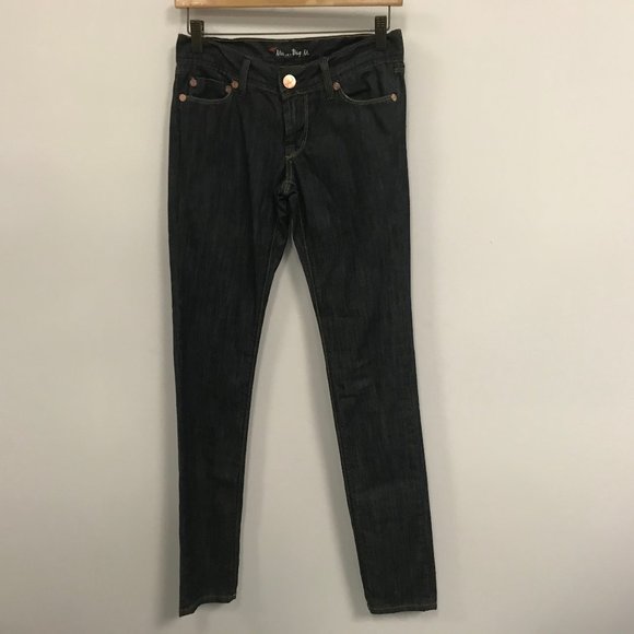 NWOT Makers USA Embossed Copper Button Skinny Jean - Picture 1 of 3